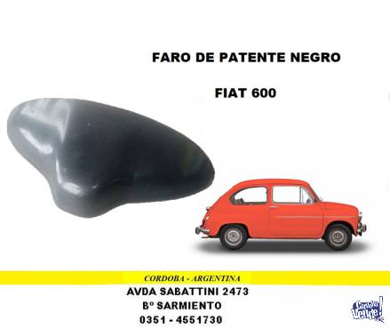 FARO DE PATENTE FIAT 600