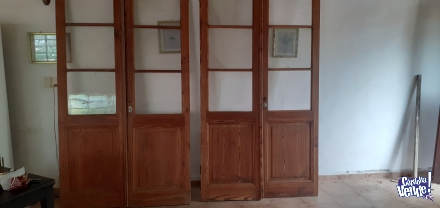 Puertas antiguas restauradas de pinoteas originales  a con.marco nuevo a medida  en Argentina Vende