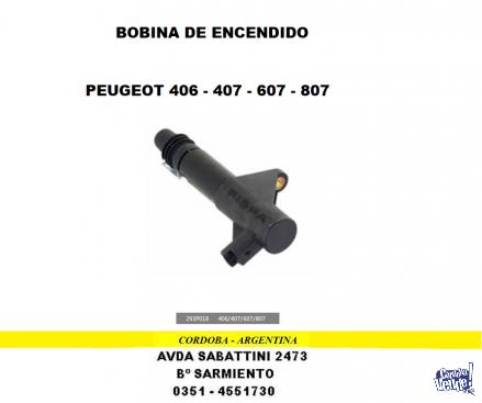 BOBINA ENCENDIDO PEUGEOT 406 - 407 - 607 - 807