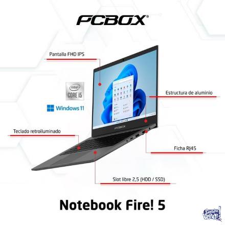 NOTEBOOK PCBOX FIRE! 5 I5 - 1035G - 8GB 256SSD 14 FHD