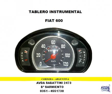 TABLERO INSTRUMENTAL FIAT 600