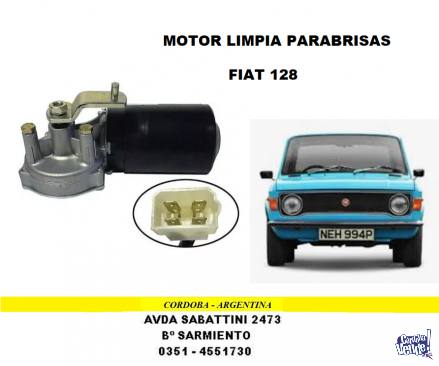 MOTOR LIMPIA PARABRISAS FIAT 128