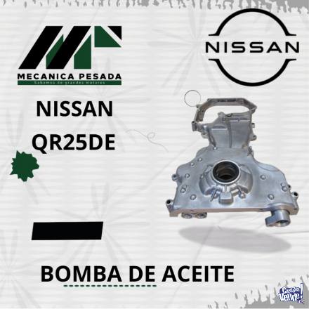 BOMBA DE ACEITE NISSAN QR25DE