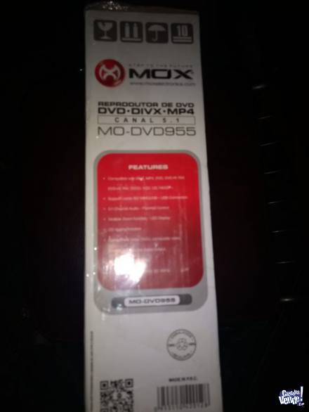 REPRODUCTOR DE DVD-DIVX-MP4. MARCA MOX. SIN USO