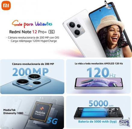 Redmi Note 12 Pro+ 5G 256GB 8gb 200MP, Hypercharge 120W