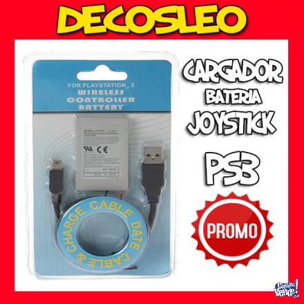 Bateria  Joystick Ps3 1,8 mha + CABLE p/Cargar ** DECOSLEO