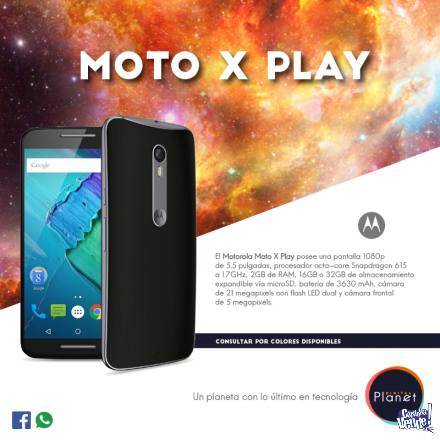 Motorola Moto X Play (Digital Planet) Nuevos-Libres-Garantia