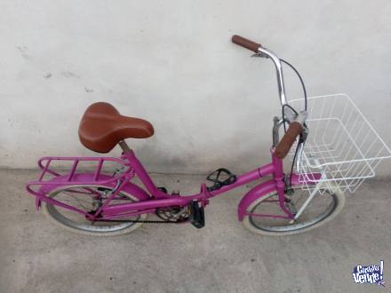 Bicicleta rod 20 vintage plegable estilo aurora
