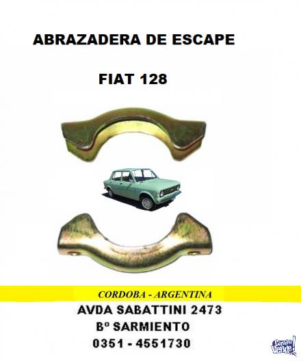 ABRAZADERA ESCAPE FIAT 128