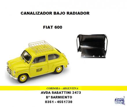 CANALIZADOR BAJO RADIADOR FIAT 600