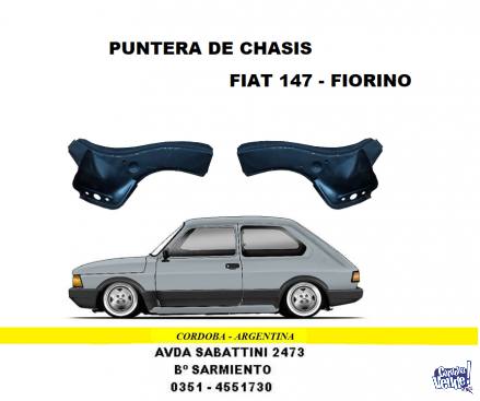 PUNTERA DE CHASIS FIAT 147 - FIORINO