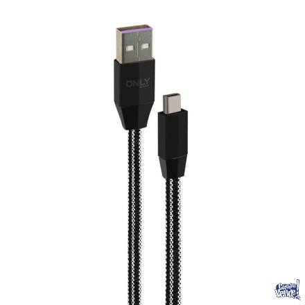 Cable USB Tipo C Carga/datos 3.1A Textil