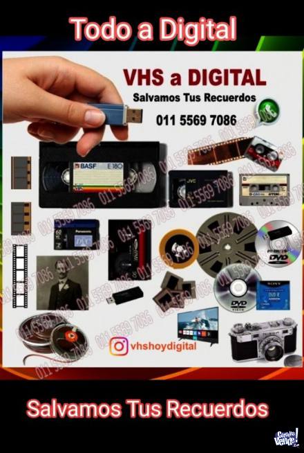 VHS Video a Digital Mejorado a Smart TV en Argentina Vende