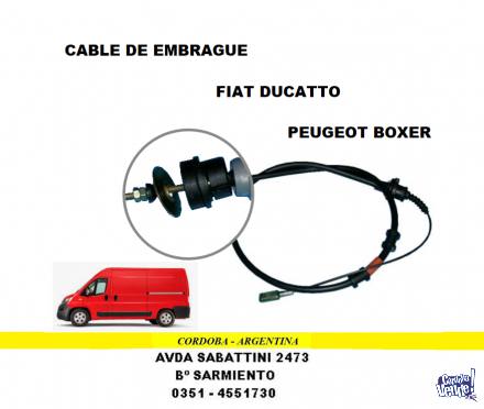 CABLE EMBRAGUE FIAT DUCATO - PEUGEOT BOXER