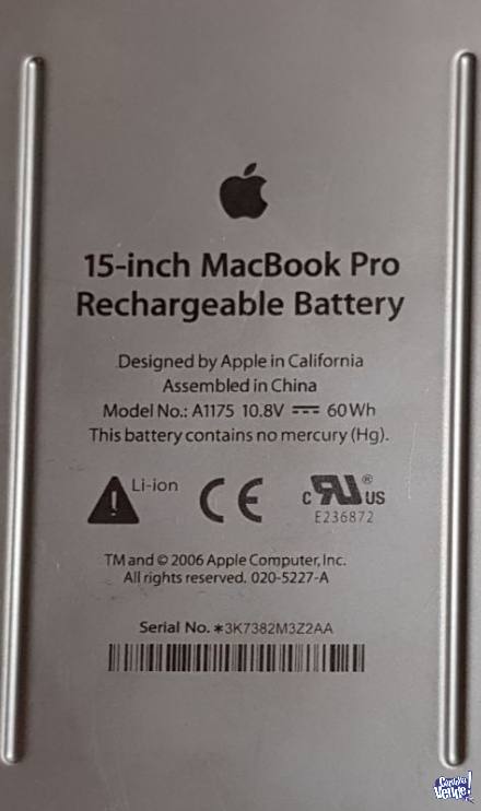 Bateria Appe Macbook Pro 15 A1175
