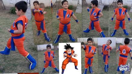 Disfraz de Goku para niños.