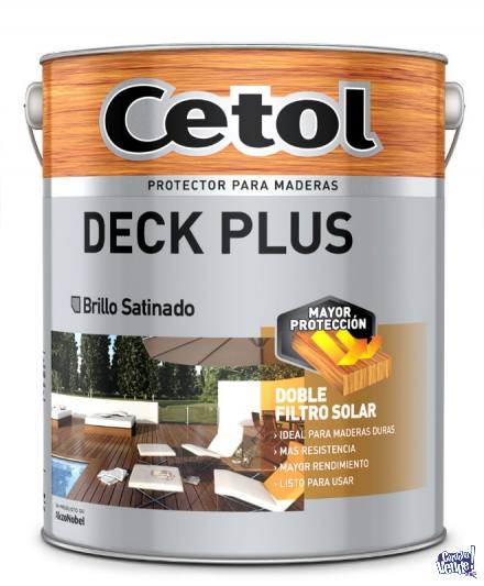 Cetol Deck Plus 4 Lts - Protector Para Pisos Deck