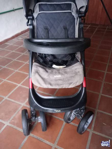 Coche Travel System Pompeya Gris