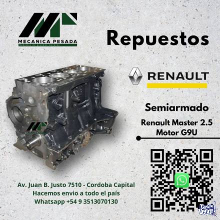 Semiarmado Renault Master 2.5 DCI - Motor G9U