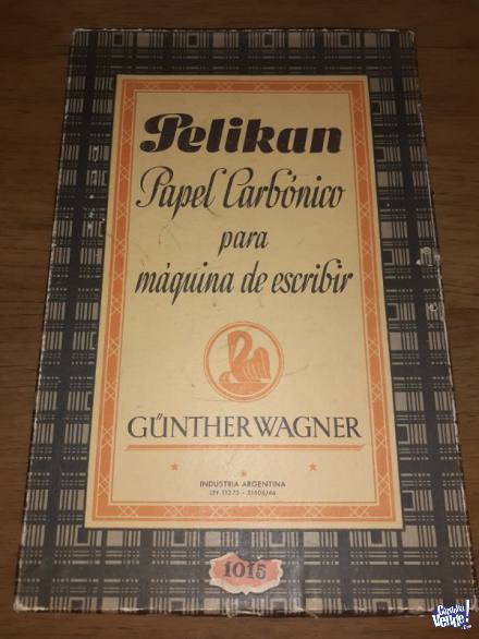 Caja Vintage Papel Carbónico Pelikan Günther Wagner
