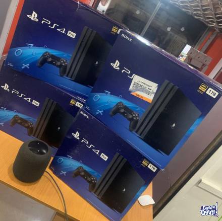 Sony Playstation Ps4 Pro 1tb Nuevo Negro Sellado En Stock