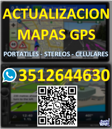 ACTUALIZACION MAPAS GPS GARMIN EN CORDOBA en Argentina Vende
