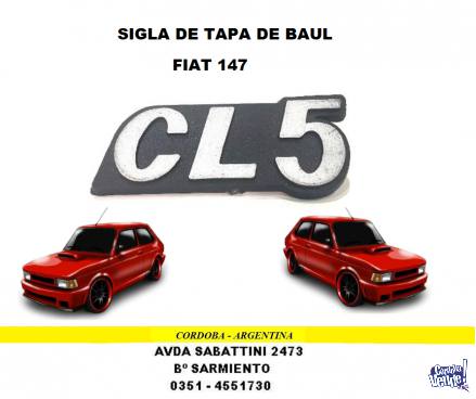 LEYENDA CL5 FIAT 147
