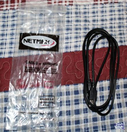 Cable Usb A/B Negro Netmark