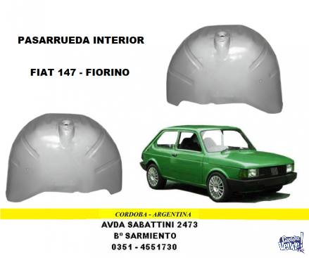 PASARRUEDA INTERIOR FIAT 147 - FIORINO