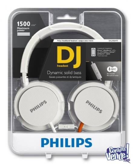 AURICULAR DJ PHILIPS SHL3105WT