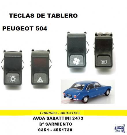 TECLA DE TABLERO PEUGEOT 504