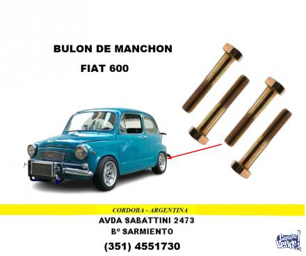 BULONES DE MANCHON FIAT 600