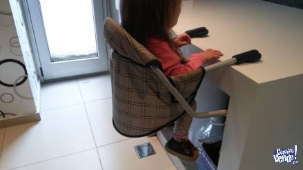 silla de comer bebe aérea portátil