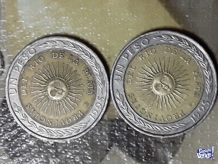 Moneda con error de acuñacion año 1995 UN PESO Argentina 
