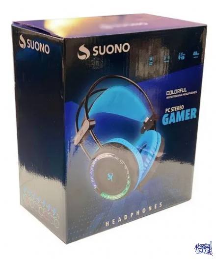 Auricular gamer Souso H7 gamer economico con luz