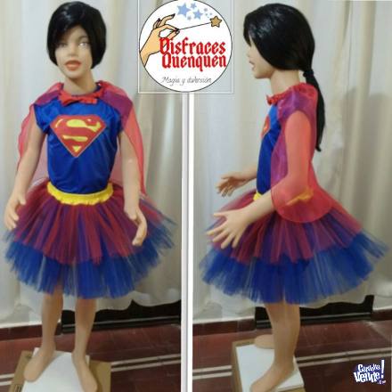 Disfraz de Supergirl para niñas. Tutu
