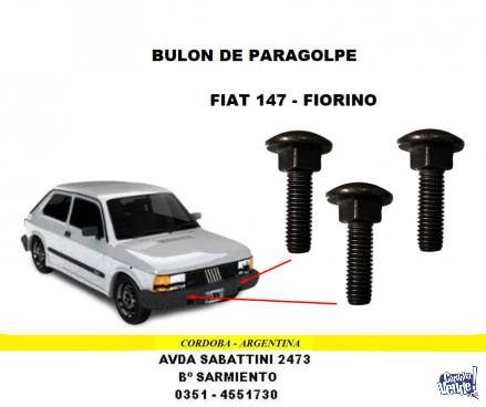 BULON DE PARAGOLPE FIAT 147 - FIORINO