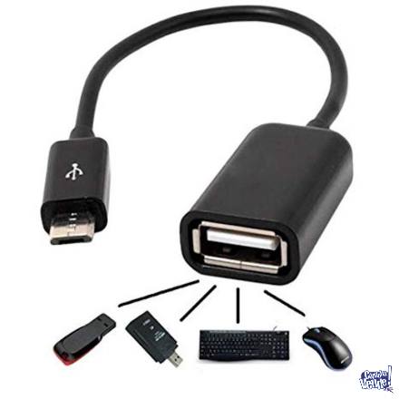Adaptador OTG Cable Micro USB a USB