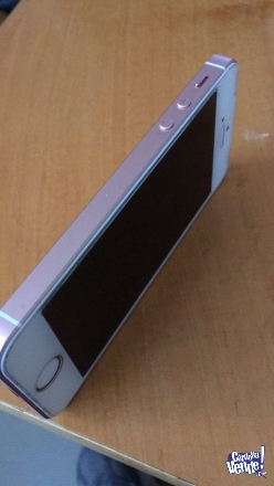 Vendo iPhone 5se 16gb color rosa menos de un año de uso con cargadory auricular original 