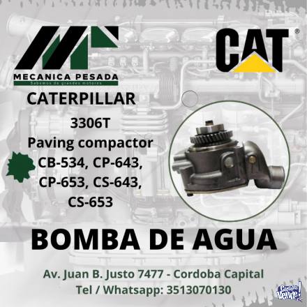 BOMBA  DE AGUA CATERPILLAR 3306T Paving compactor CB-534, CP