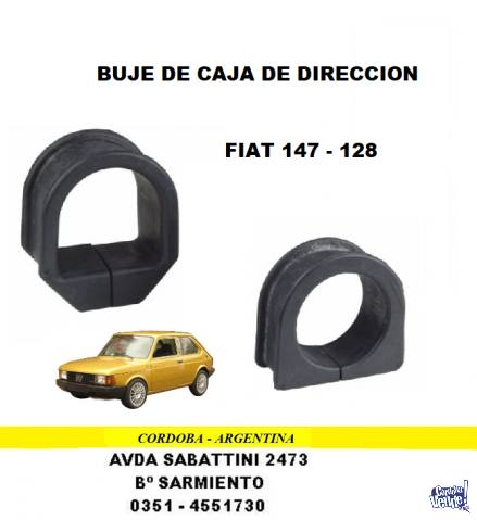 BUJE CAJA DIRECCION FIAT 128 - 147 - FIORINO