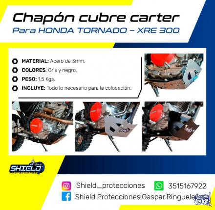 Chapon Cubre Carter Honda Tornado 250 / Xre 300 Shield®