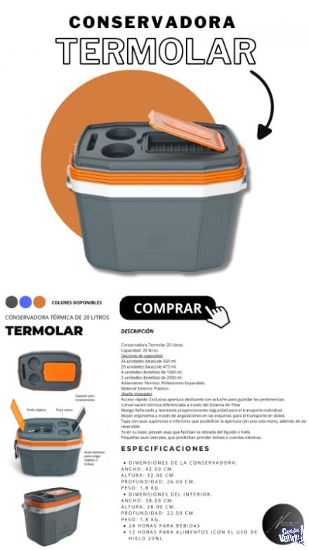 Conservadora térmica de 20 Litros Termolar