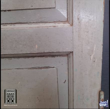 Puerta antigua restaurada - cedro - 027