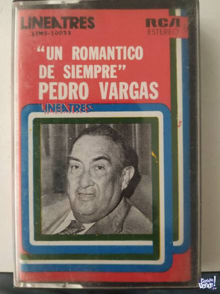 Cassette - Pedro Vargas - Un romántico de siempre
