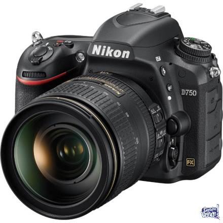 Nikon D750 + Lente 24-120mm VR + SD 16 GB
