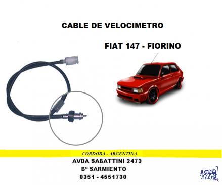 CABLE VELOCIMETRO FIAT 147 - FIORINO