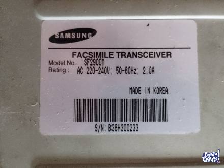 Fax Contestador Digital Samsung SF2900M FACSIMILE TRANSCEIVE