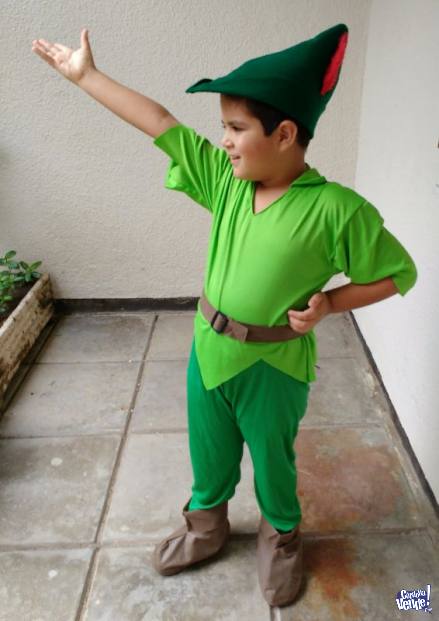 Disfraz de Peter Pan para niños.