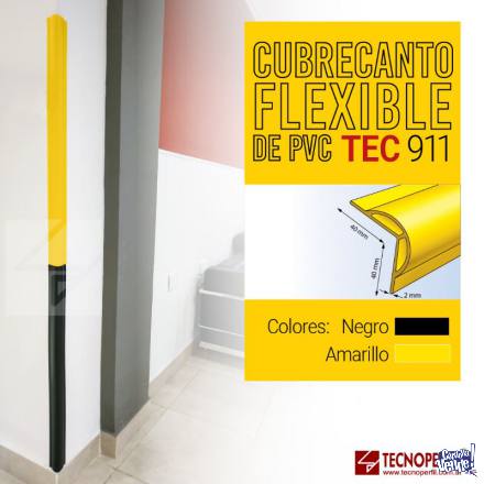 CUBRECANTOS FLEXIBLES DE PVC - TECNOPERFIL